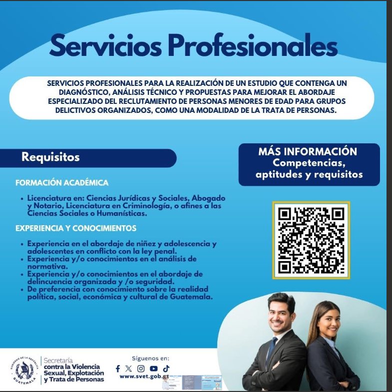 Servicios Profesionales - Oferta de Trabajo